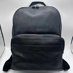 COACH コーチレザーリュック オールレザー ブラック 黒　F72082 COACH ブラック レザー リュック