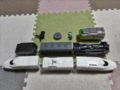 プラレール レール等約80本 車両2種類など　セット