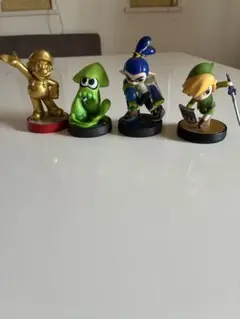 amiibo 4体 金色マリオ スプラトゥーン boy いか トゥーンリンク