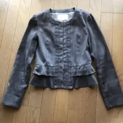 ナチュラルビューティー　ノーカラージャケット