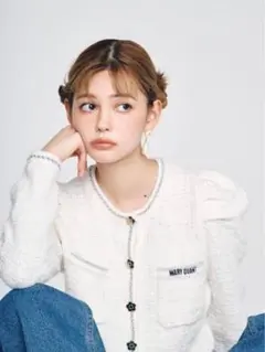 【Lily Brown】×【Mary QUANT】カーディガン