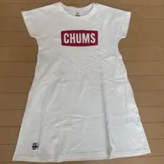 CHUMS 半袖ワンピース キッズ 130-145 XL ホワイトのサムネイル