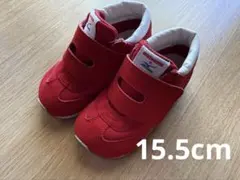 ミキハウス ミズノ　赤 ベビーシューズ　15.5cm ③