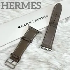 良品✨エルメス アップルウォッチ用ベルト 刻印 ブラウン ステンレス40/41系