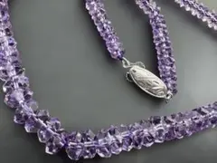 M6197 水晶　ネックレス　ヴィンテージ アクセサリー