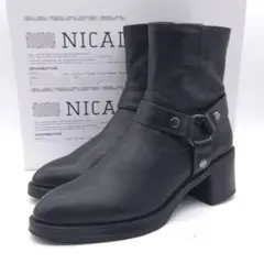 美品 NICAL ニカル ハーネス ブーツ S 約 22.5cm ブラックのサムネイル