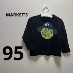 MARKET'S SMILEY FACE 【95】 黒 Tシャツ