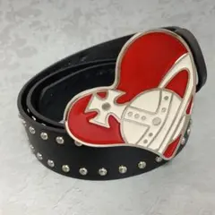 未使用級！　ヴィヴィアン ウエスト　ウッド　オーブ柄　レザー　ベルト　保存袋 未使用級！ ヴィヴィアン ウエスト ウッド オーブ柄 レザー ベルト