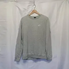 NIKE ナイキ スウェット トレーナー グレー ワンポイント ロゴ L2574