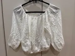 FOREVER 21 オフショルダー ブラウス ホワイト