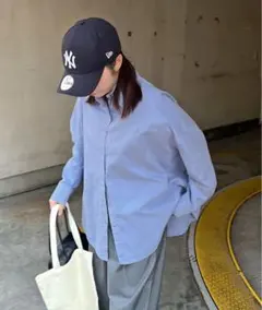 ABYS ワンポイント刺繍BIGシャツ