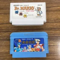 聖闘士星矢　Dr.マリオ　ファミコン　ソフトセット