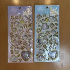 ハローキティ・シナモロール ジュエリーステッカーシールセット