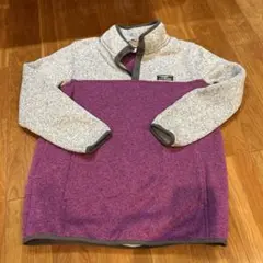 L.L.Bean フリース グレー/パープル