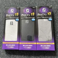 FJ ProDry ゴルフソックス 3足セット
