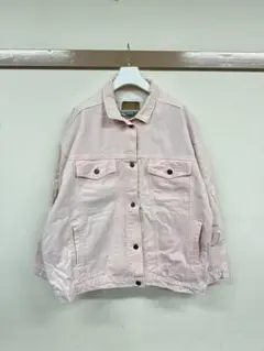 VENEZIA ピンク デニムジャケット ストーンウォッシュ USA製