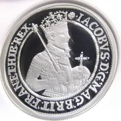 最高鑑定)英国 ジェームズ1世 5ポンド 2オンス 銀貨 NGC PF70UC 2022年 イギリス ジェームズ1世 £5 2oz 銀貨 NGC PF70UC - メルカリ