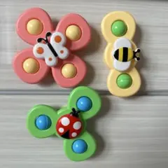 ハンドスピナー　お風呂おもちゃベビー知育３点セットのサムネイル