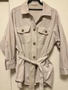 NICE CLAUPコーデュロイシャツジャケット