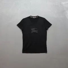BURBERRY LONDON 美品 A1594 半袖 カットソー S 黒のサムネイル
