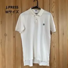 J.PRESS 半袖 ポロシャツ アイボリー Mサイズのサムネイル