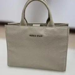 ALEXIASTAMトートバッグベージュハンドバッグ