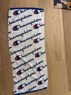 Champion フェイスタオル ロゴ総柄のサムネイル