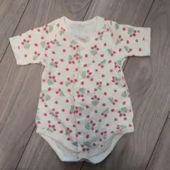 Combi mini いちご柄 あったか肌着 50-60cm