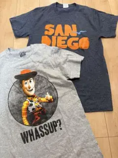 トイ・ストーリー ウッディ Tシャツ 2枚セット