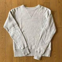 フラットヘッド THE FLAT HEAD☆スウェット／クルーネック・杢グレー