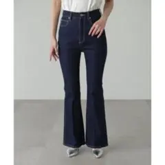 FREE'S MART 内スリットベルボトムデニムパンツ