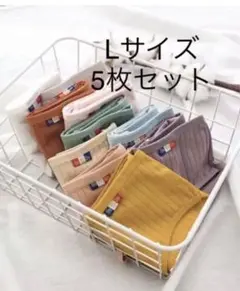 L サイズ新色レディース ショーツ コットンショーツ5枚セット