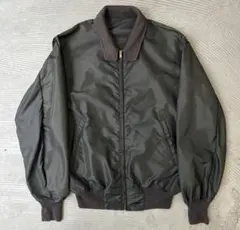 Zip-up jacket Made in USA dark green