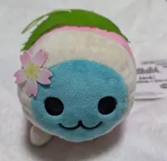 太鼓の達人　ゴムひも付きぬいぐるみ　桜餅かっちゃん