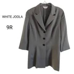 WHITE JOOLA テーラードジャケット 七分袖　M 9R カーキ 日本製のサムネイル