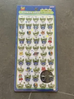 【まとめ買い割引あり】ボンボンドロップシールミニ リトルグリーメン　ディズニー