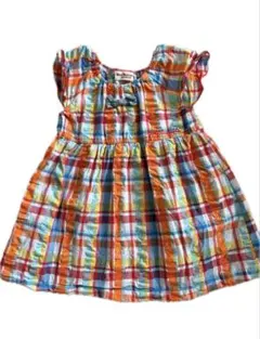 【極美品】ホットビスケッツ ミキハウス ワンピース チェック チュニック