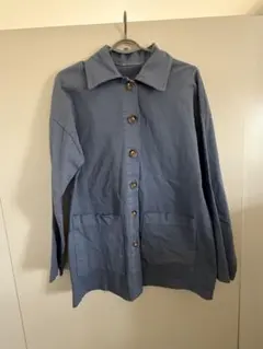 美品 モラビト シルク混 ロゴモノグラム柄ブラウス レザーロゴ
