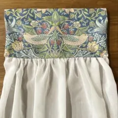 国産　工場直売！いちご泥棒　カフェカーテン 川島織物セルコン ウィリアムモリス