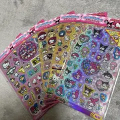 サンリオキャラクターズ　キラッとシール　5種類