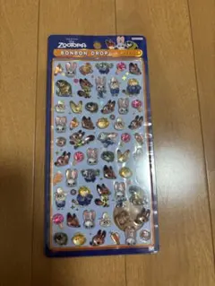 ズートピア ボンボンドロップ 立体シール