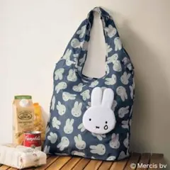 InRed3月号付録　miffy フェイス形エコバッグ