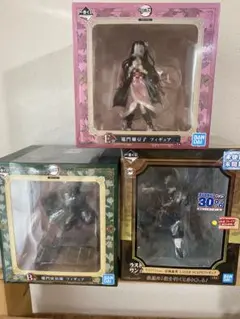 鬼滅の刃　一番くじ　フィギュアまとめ売り　ラストワン　富岡義勇　炭治郎　ねずこ