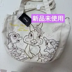 【2wayトートバッグ】バンビ ミスバニー フラワー とんすけ キディランド