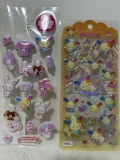 【正規品】ドロップジェリーシール ウサハナ　ぷくっとシール　シュガーバニーズ