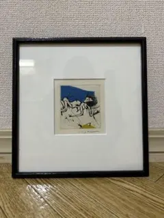 池田 満寿夫、バナナ、希少な額装用画集より、美品、新品額装付 池田満寿夫 いけだ ますお MIXED FRUIT ミックスド・フルーツ 【版画集