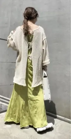 【Kastane】メッシュ2wayオーバーカーディガン