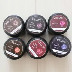 6色セット ラメ グリッター クリア ジェルネイル カラージェル まとめ売り