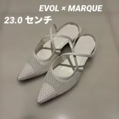 【美品】EVOL MARQUEコラボチュールサンダルのサムネイル