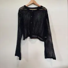 auntmaries 長袖 メッシュ ニットのサムネイル